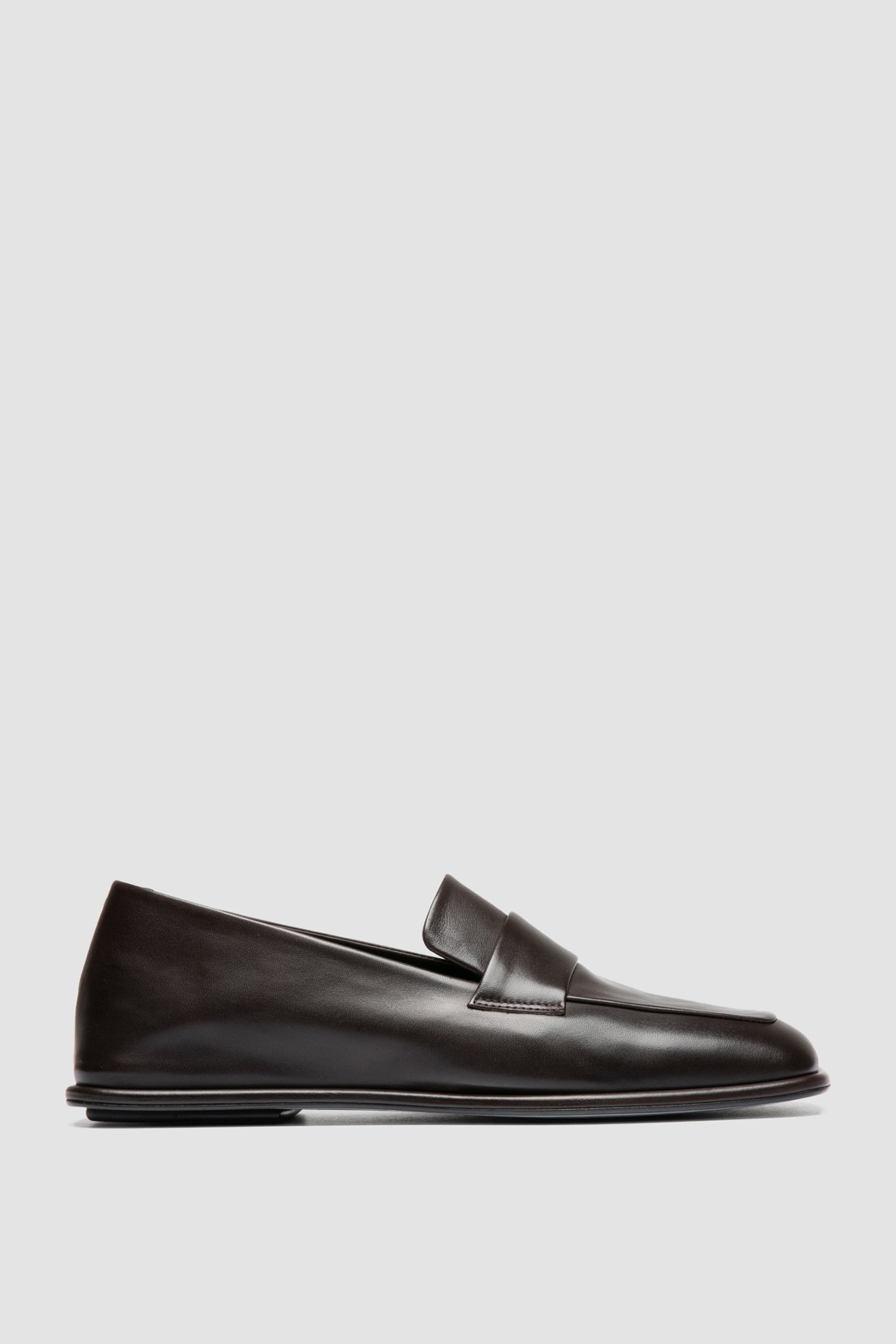 clover 009 leather loafers brown