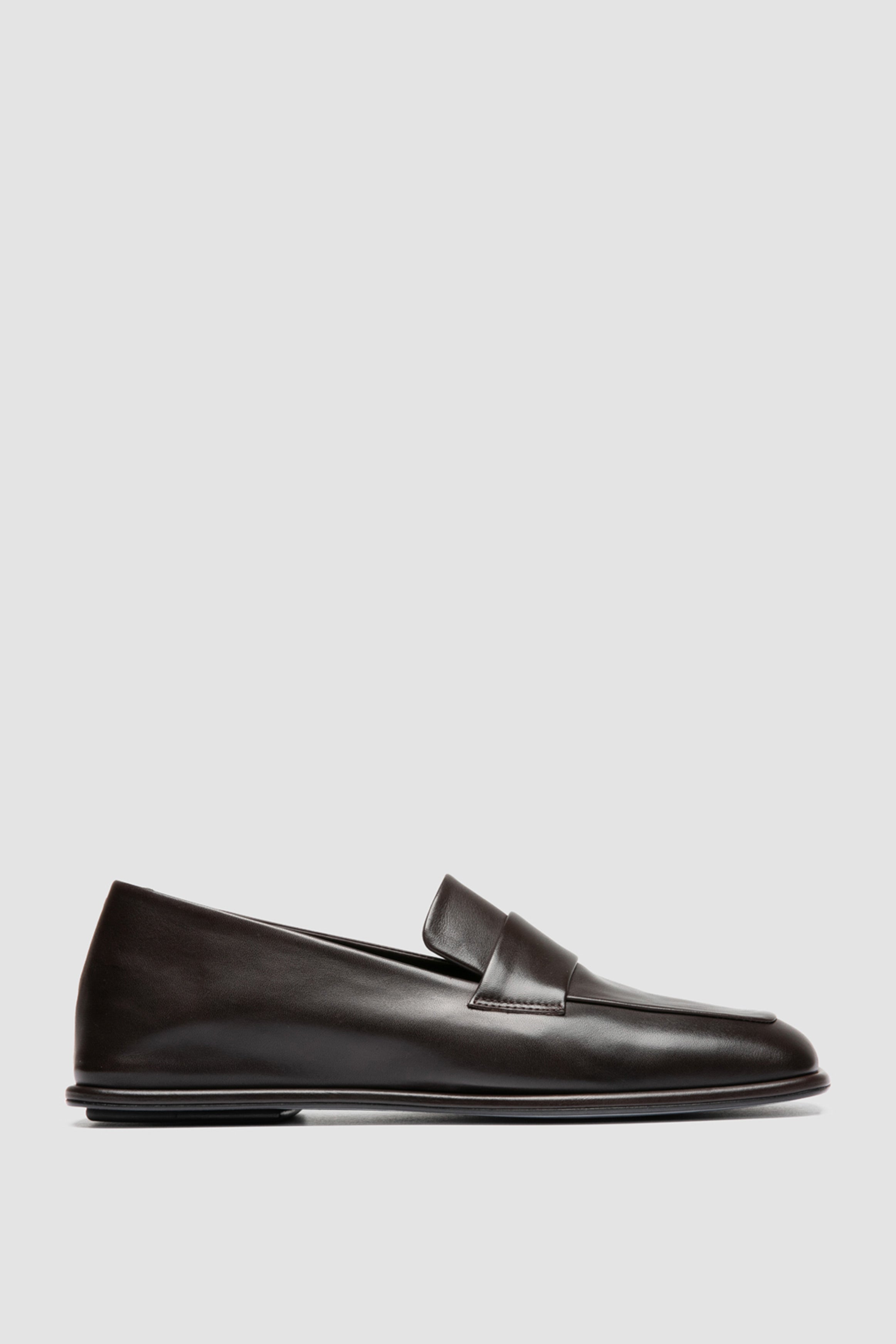 clover 009 leather loafers brown