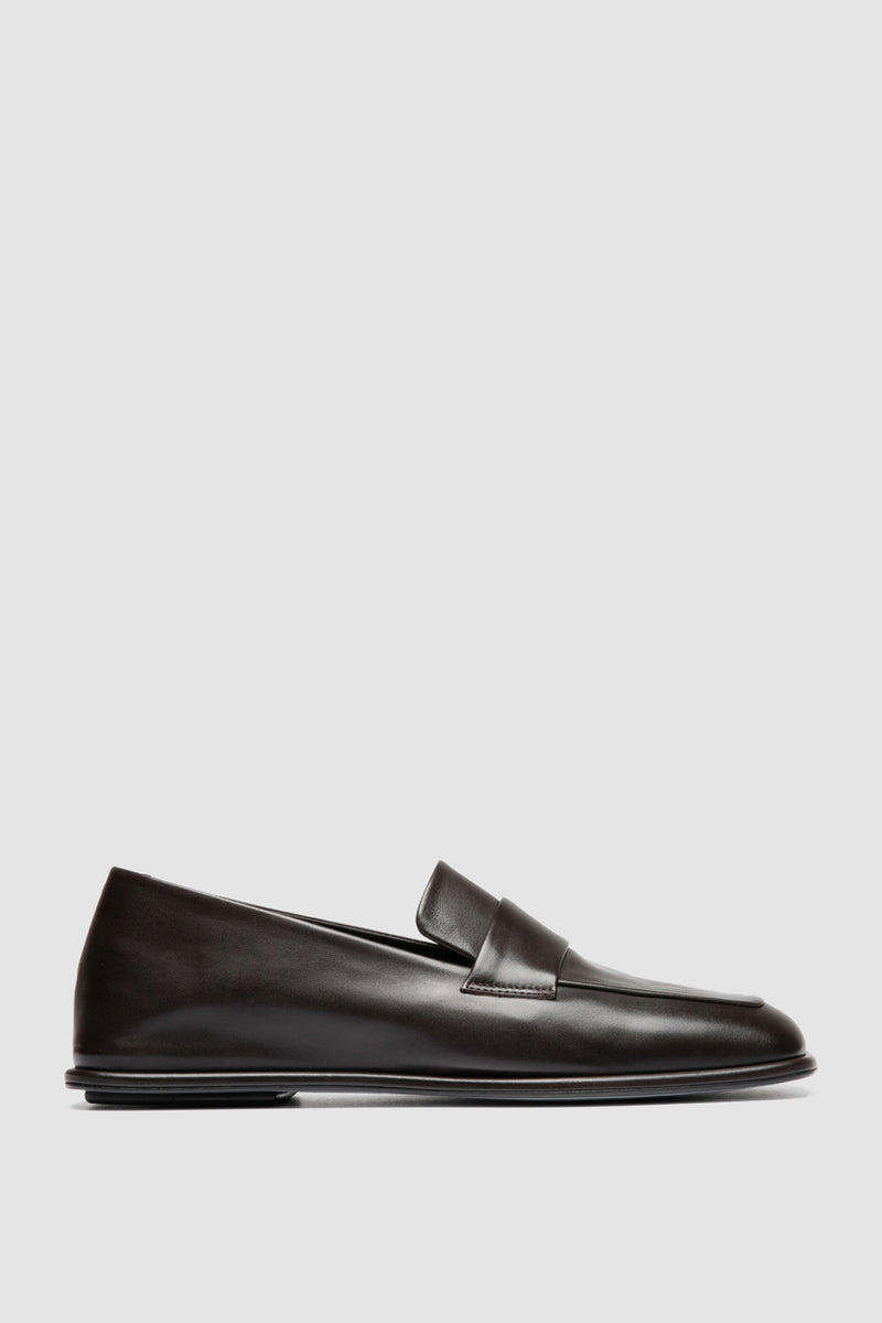 clover 009 leather loafers brown