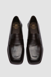 clover 009 leather loafers brown