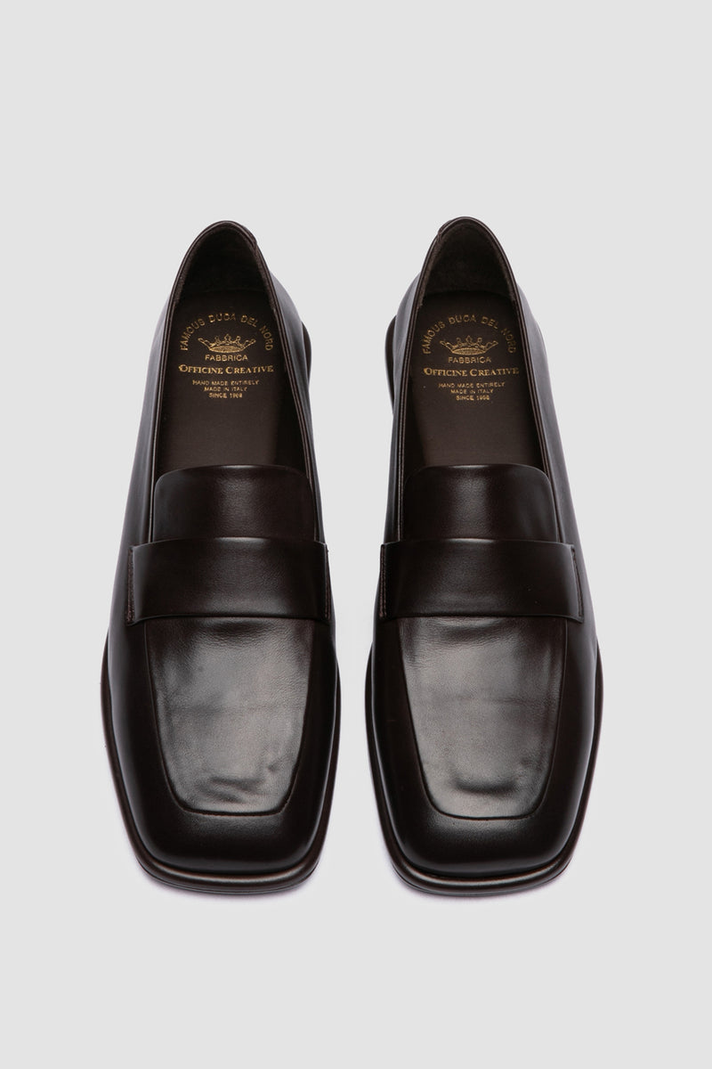 clover 009 leather loafers brown