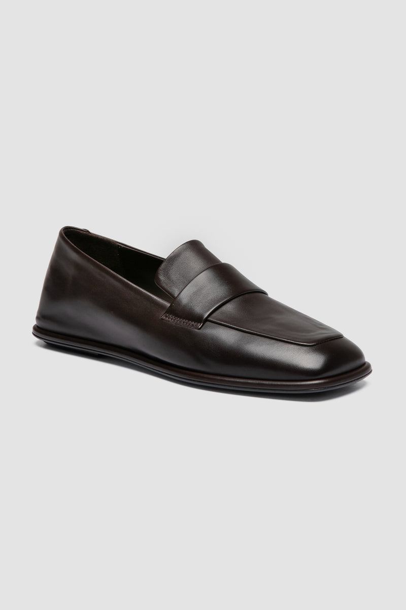 clover 009 leather loafers brown