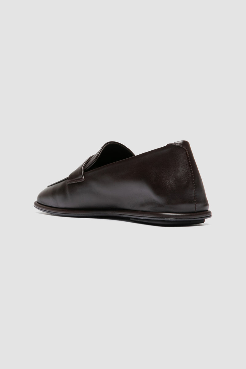 clover 009 leather loafers brown
