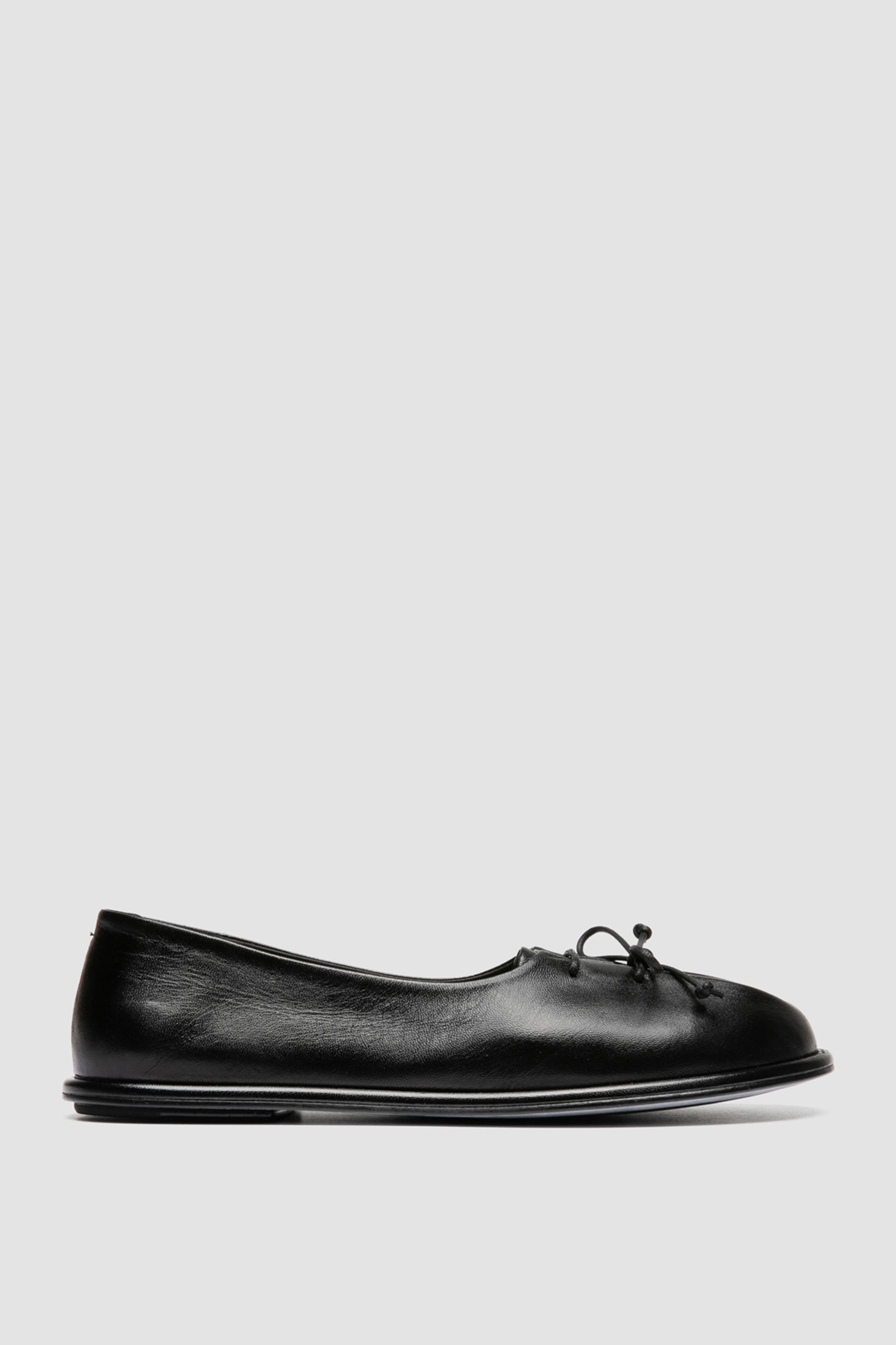 fontayne 011 leather ballerina black