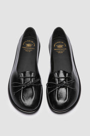 fontayne 011 leather ballerina black