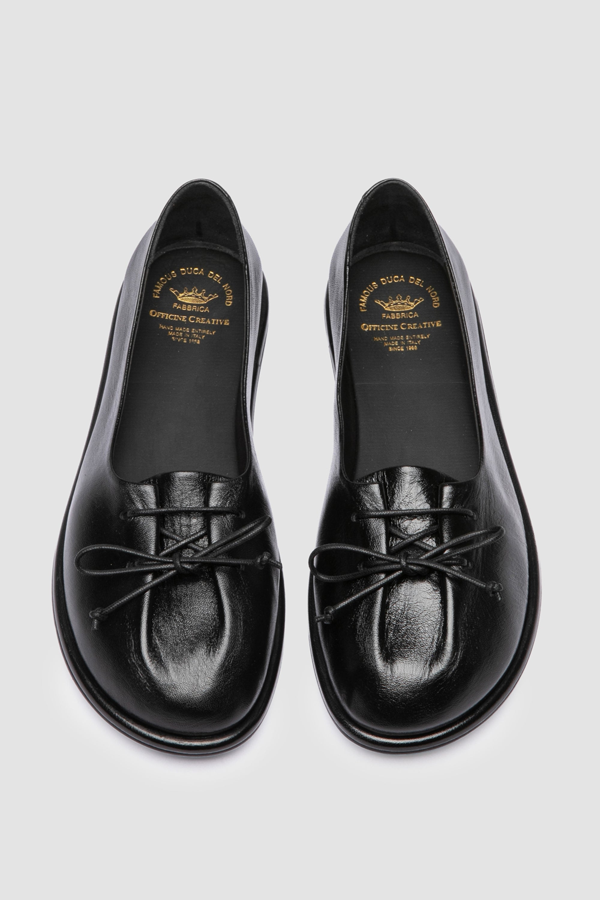 fontayne 011 leather ballerina black
