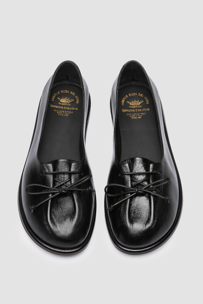 fontayne 011 leather ballerina black