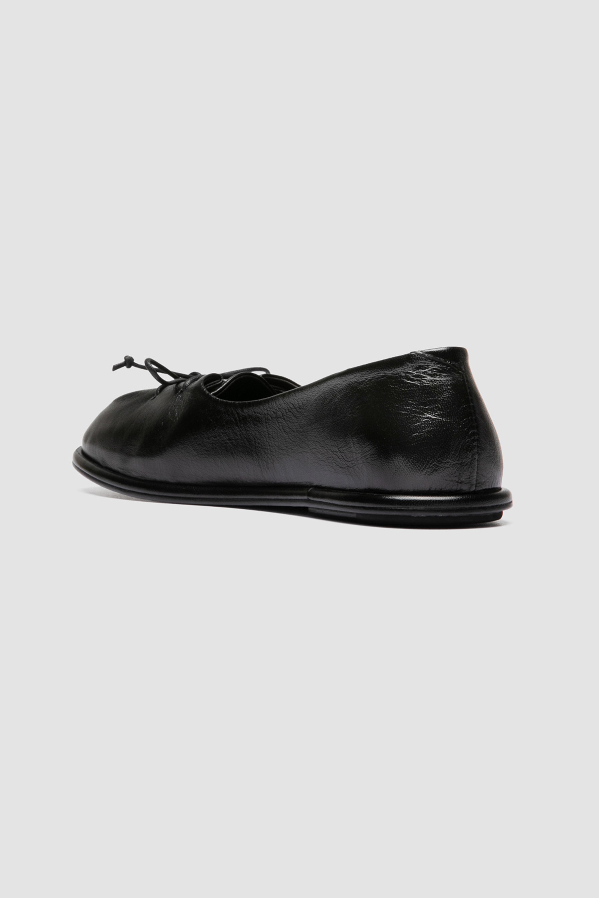 fontayne 011 leather ballerina black