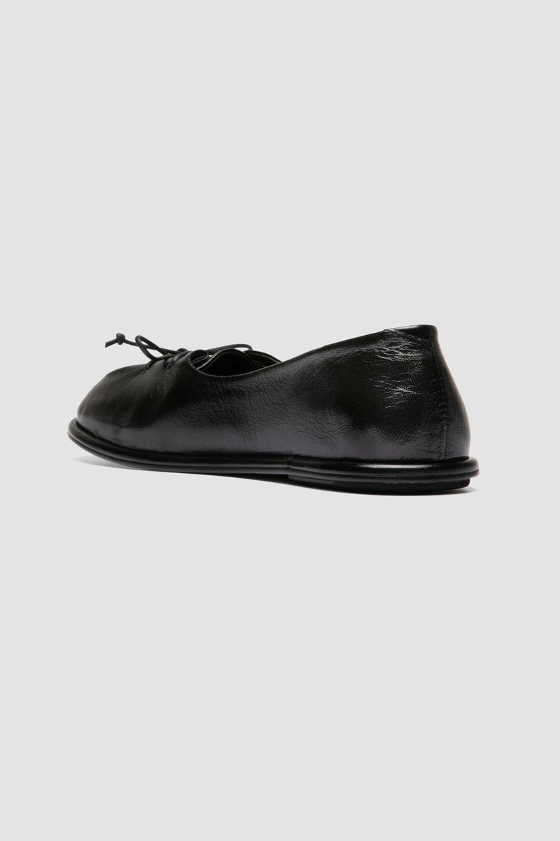 fontayne 011 leather ballerina black