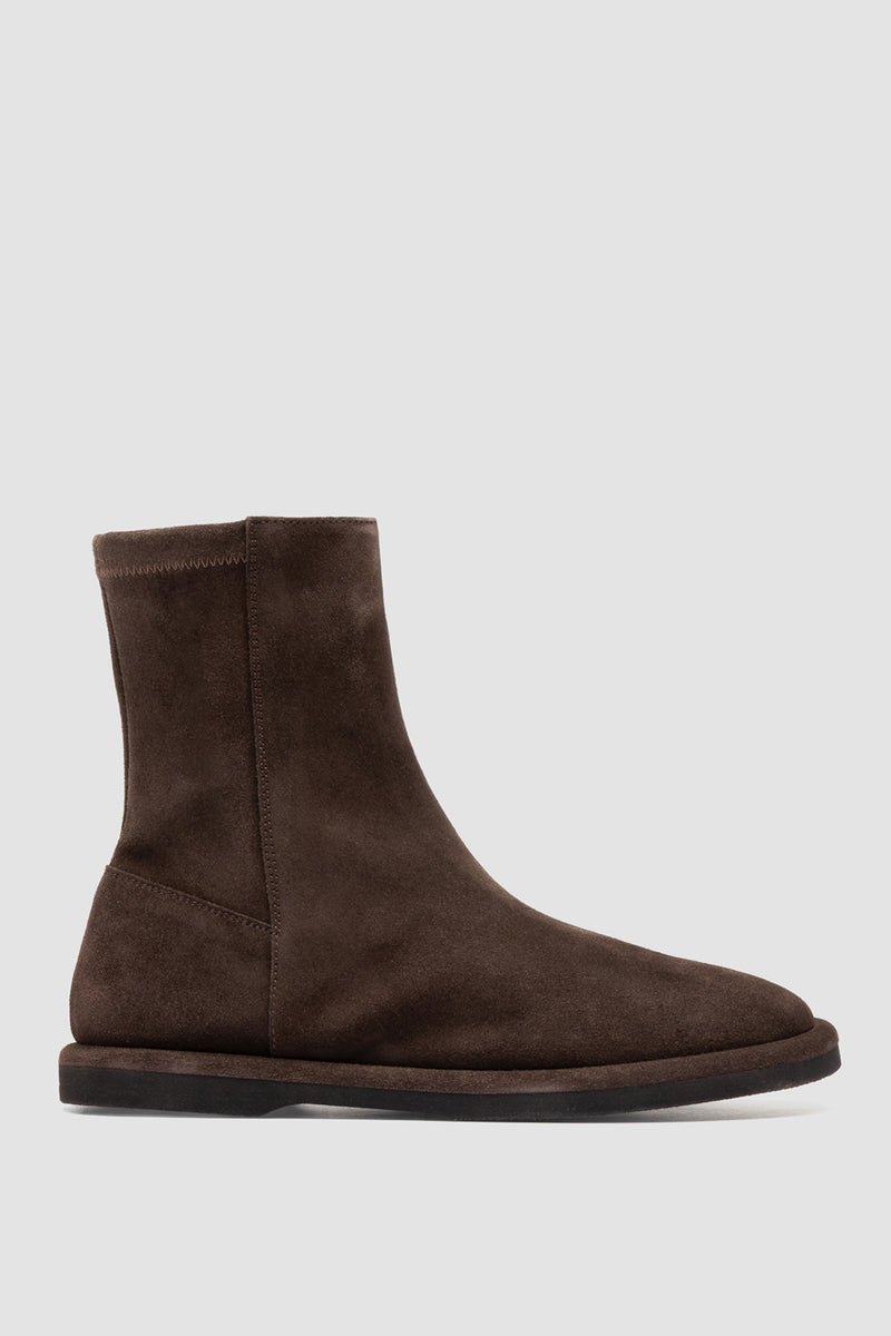 marjory 106 suede leather boots brown