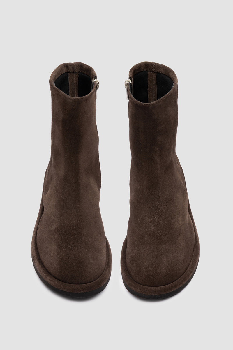 marjory 106 suede leather boots brown