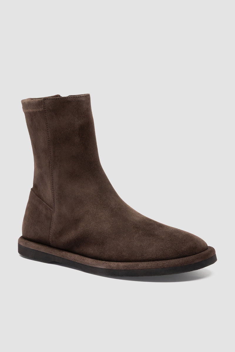 marjory 106 suede leather boots brown