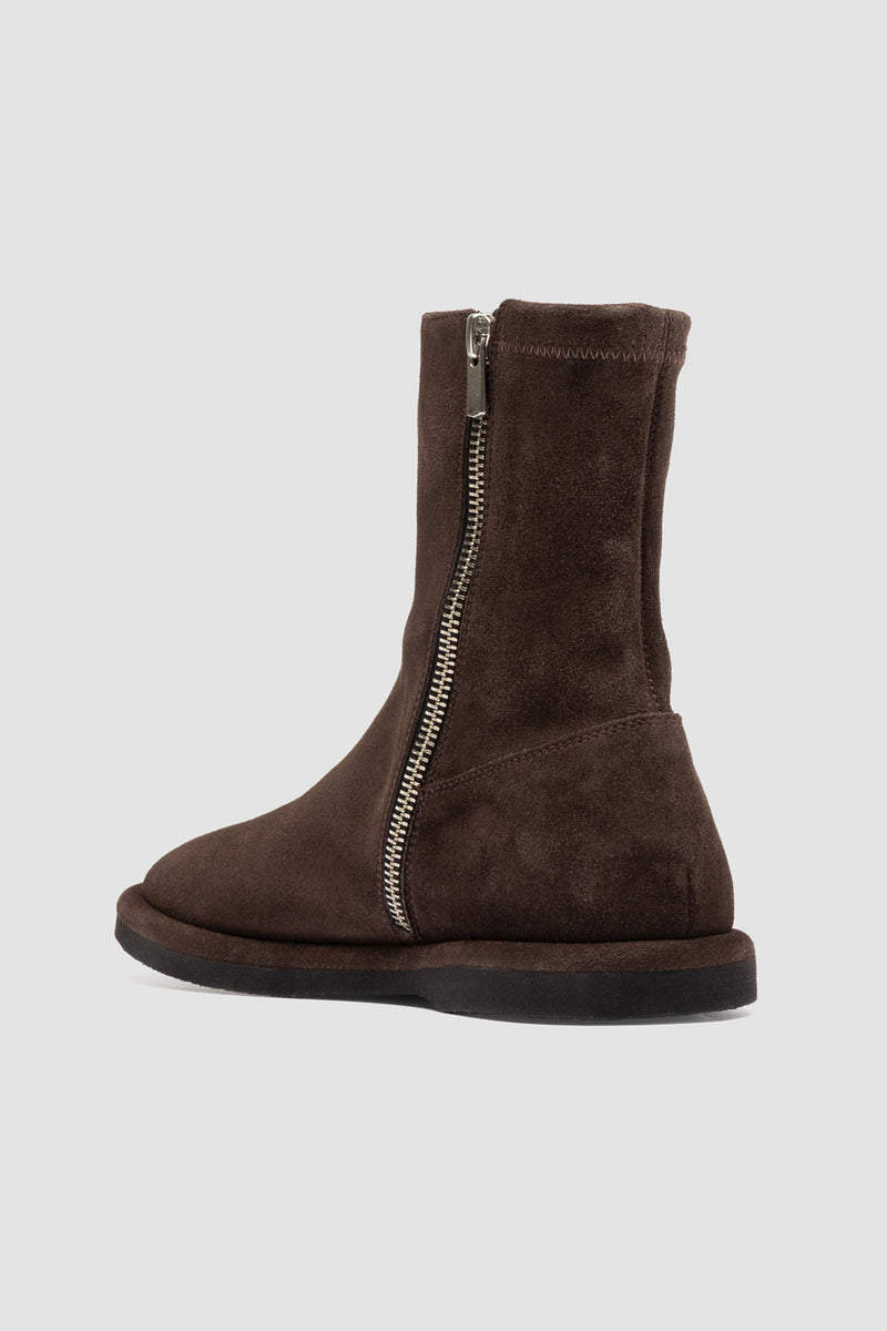 marjory 106 suede leather boots brown
