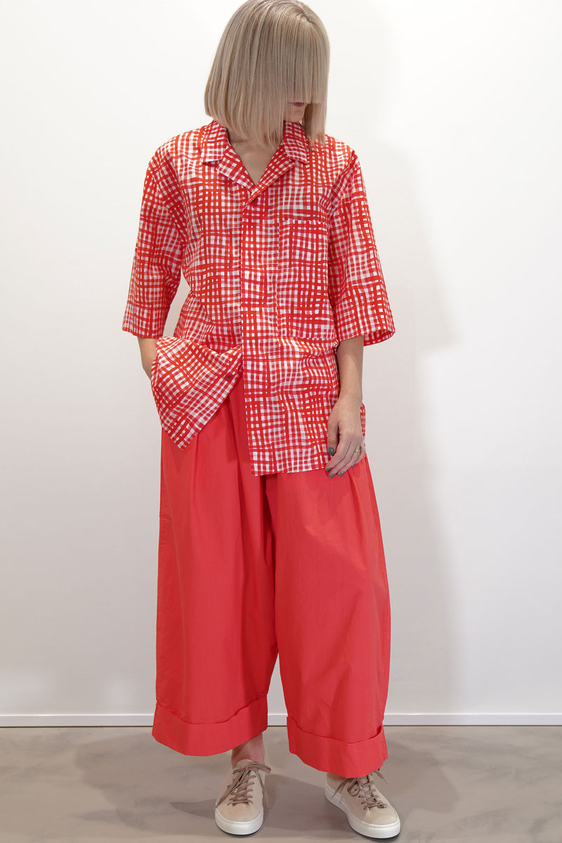 landscaper shirt painted check jam