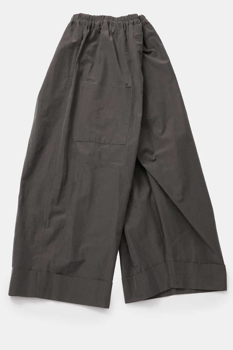 baker trousers cotton silk pencil
