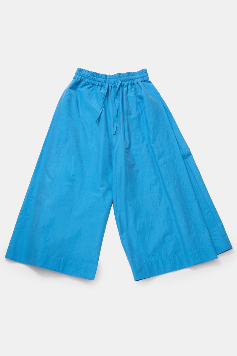 boxer trousers cotton silk cornflower