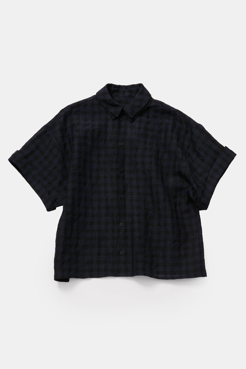 composer shirt check midnight