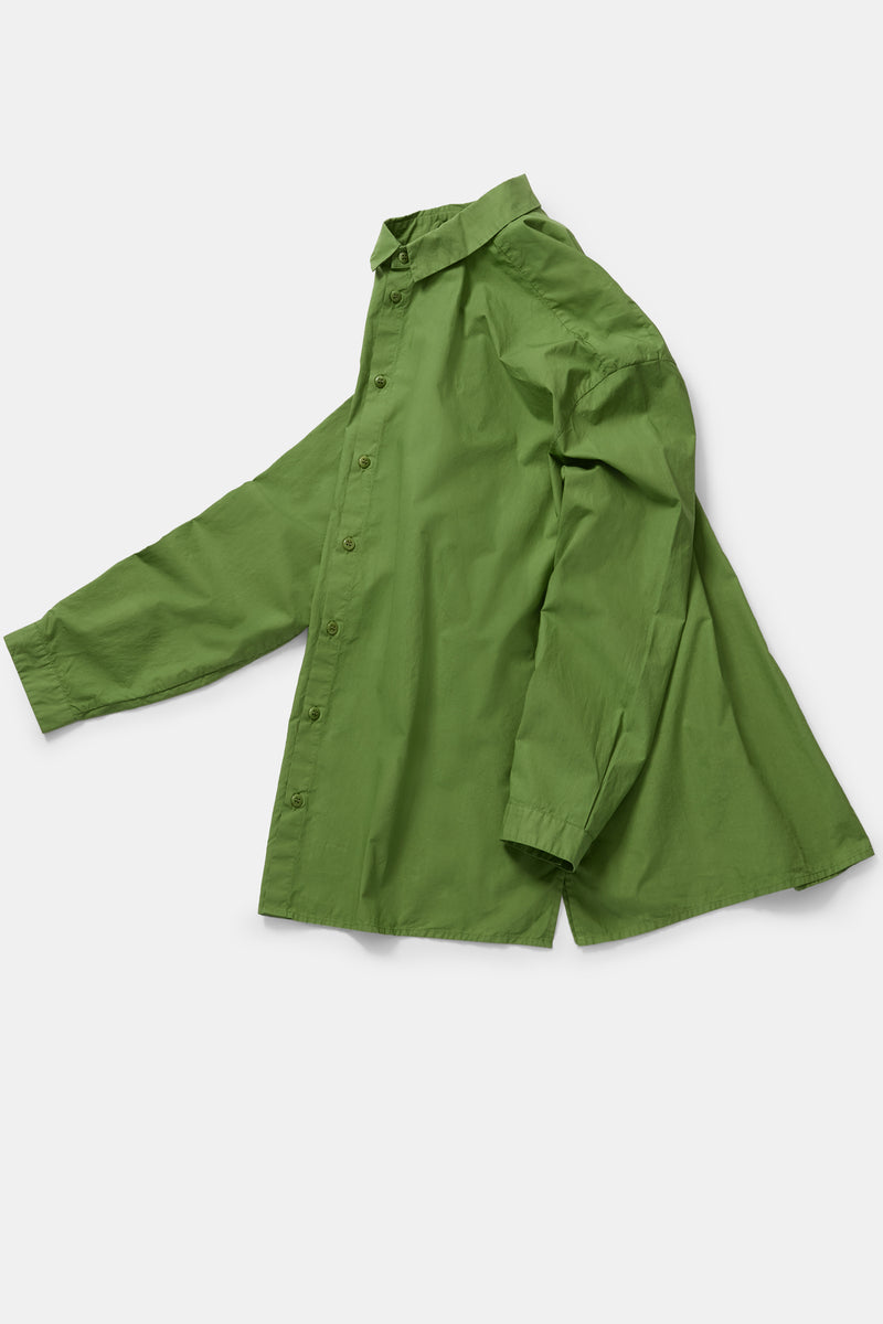 draughtsman shirt poplin grass