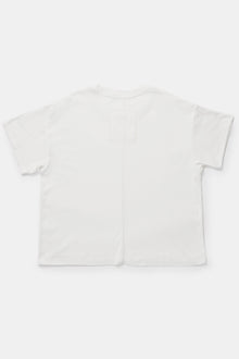 detail back view of toogood fencer t-shirt chalk