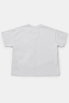 back view of toogood fencer t-shirt textured jersey cloudy center seam and relaxed fit