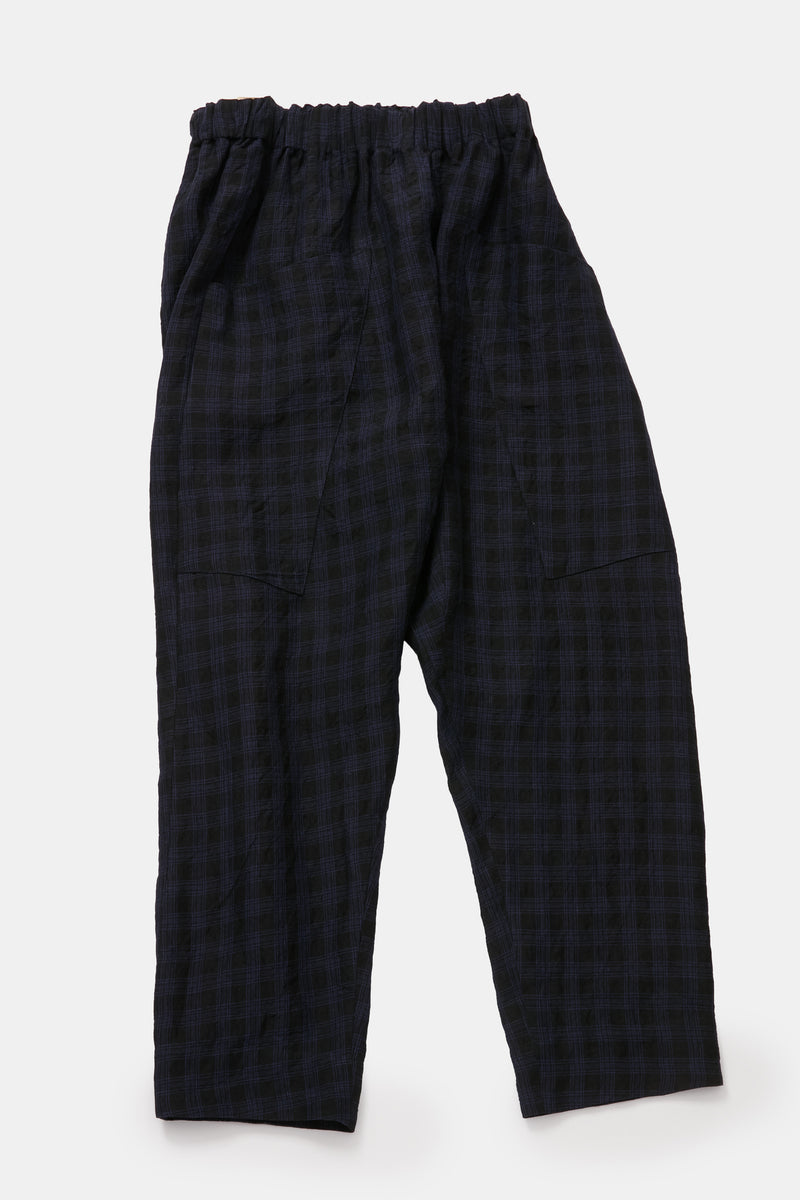 perfumer trousers check midnight