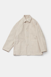 mechanic jacket work twill porridge