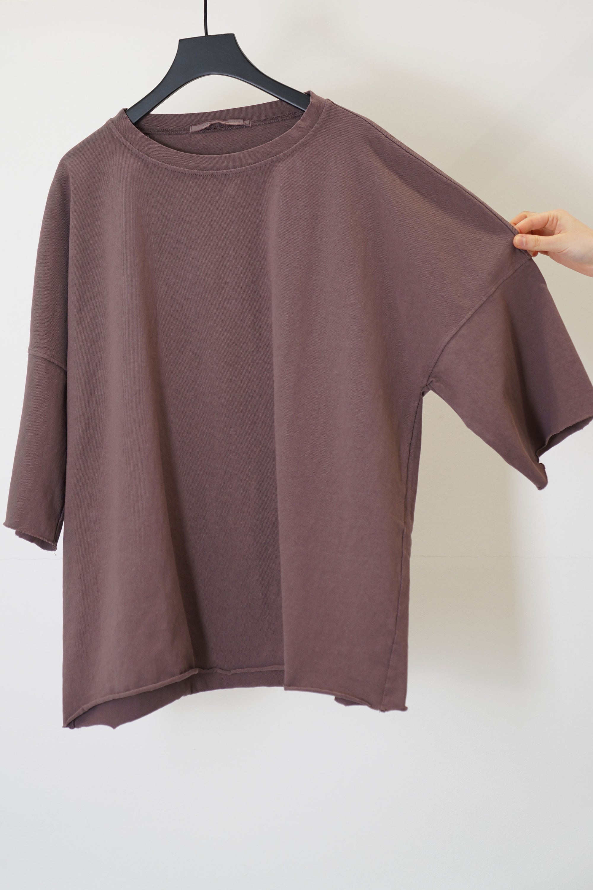 boxy big t-shirt hc mauve