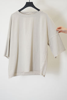 boxy big t-shirt hc pebble