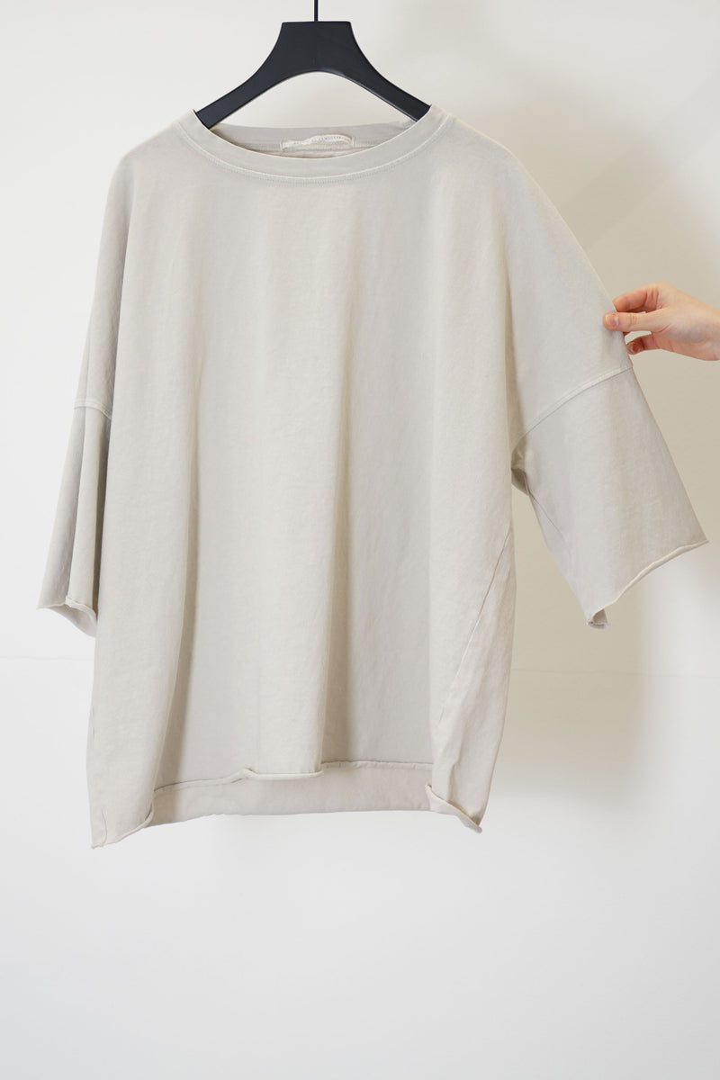 boxy big t-shirt hc pebble