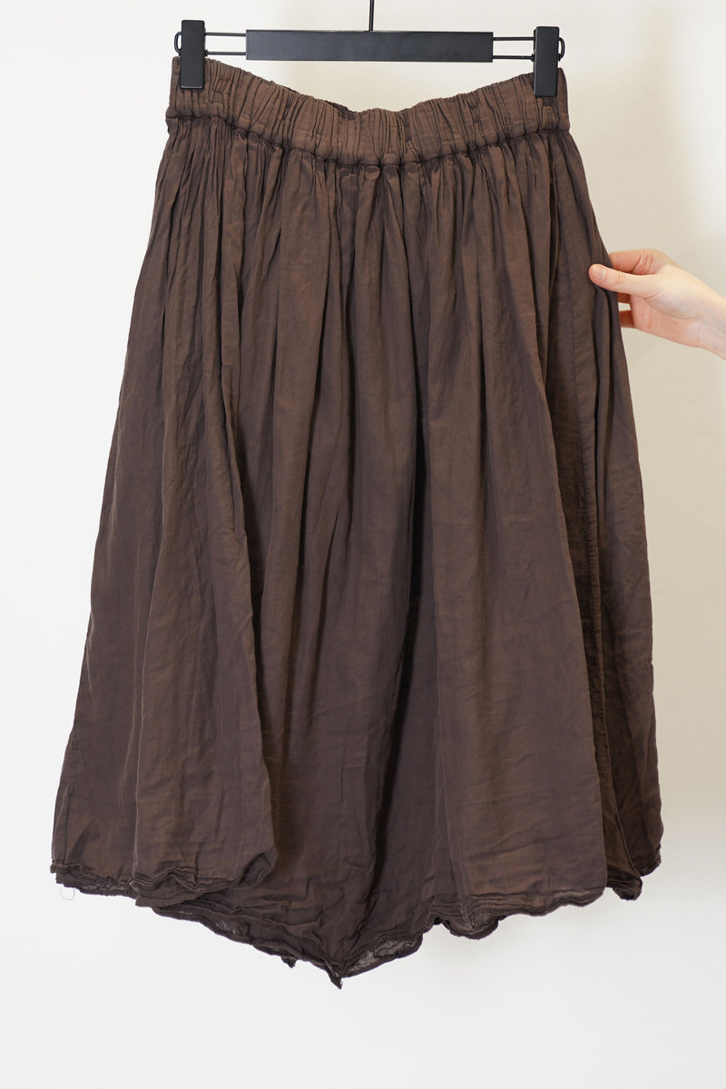 double layered skirt tl grape
