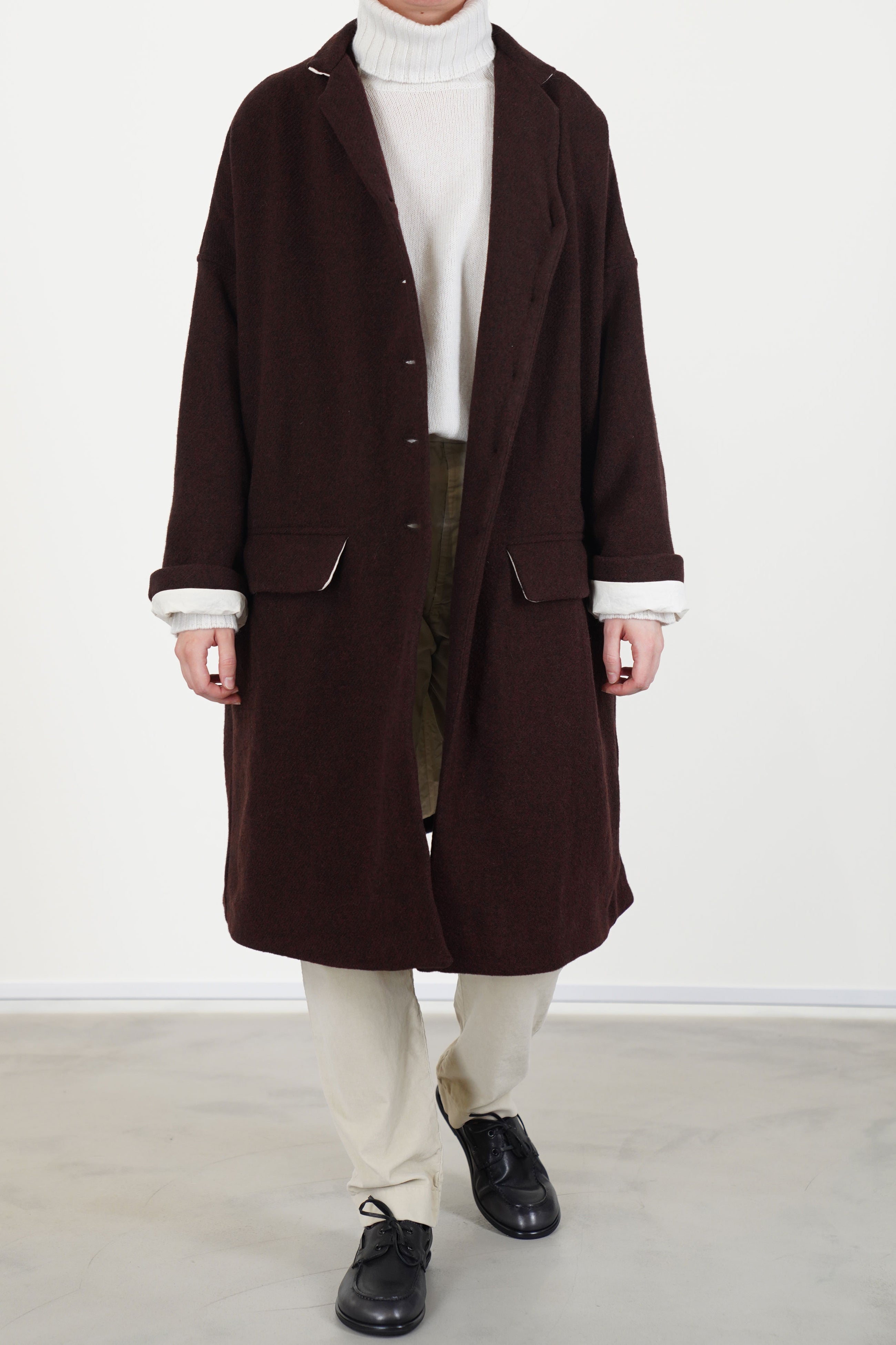 easy coat wool wine