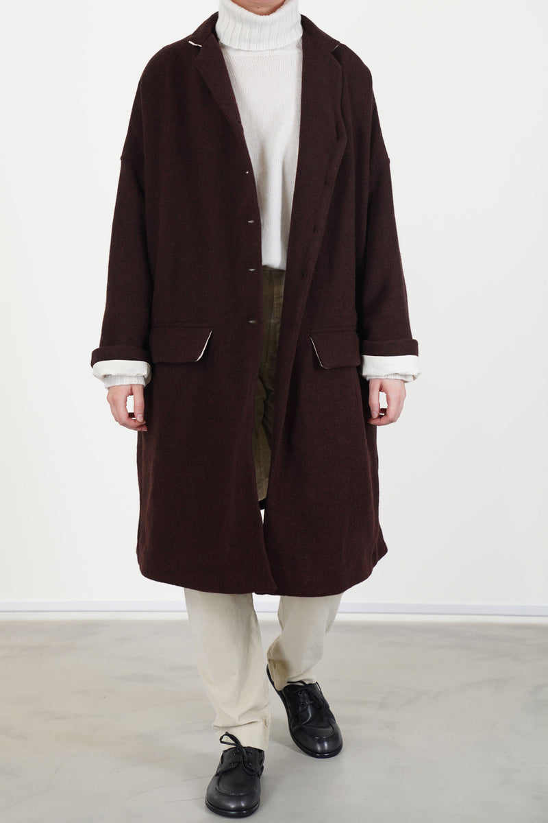 easy coat wool wine