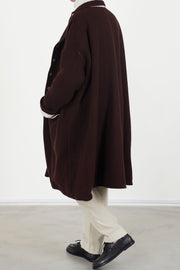easy coat wool wine