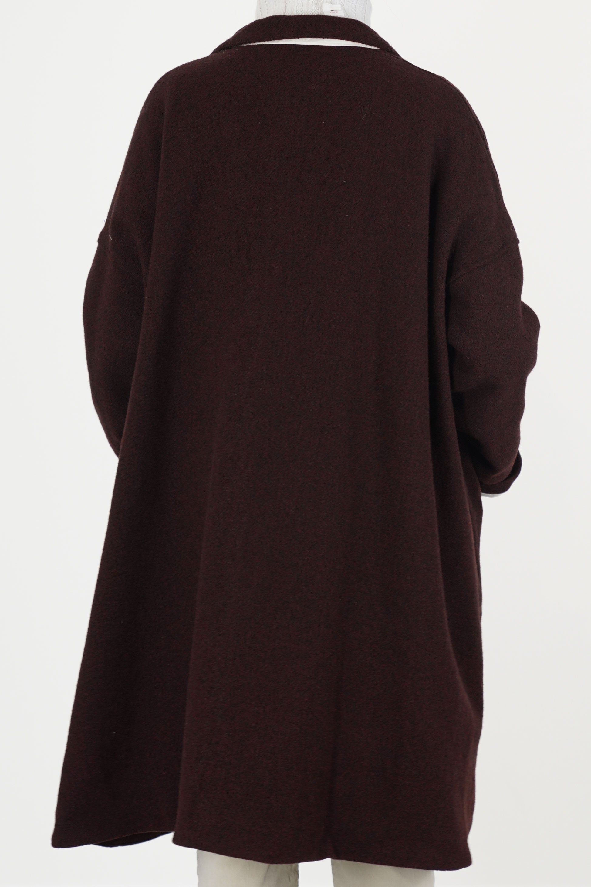easy coat wool wine