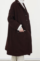 easy coat wool wine