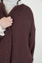 easy coat wool wine