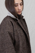 egg coat wn brown