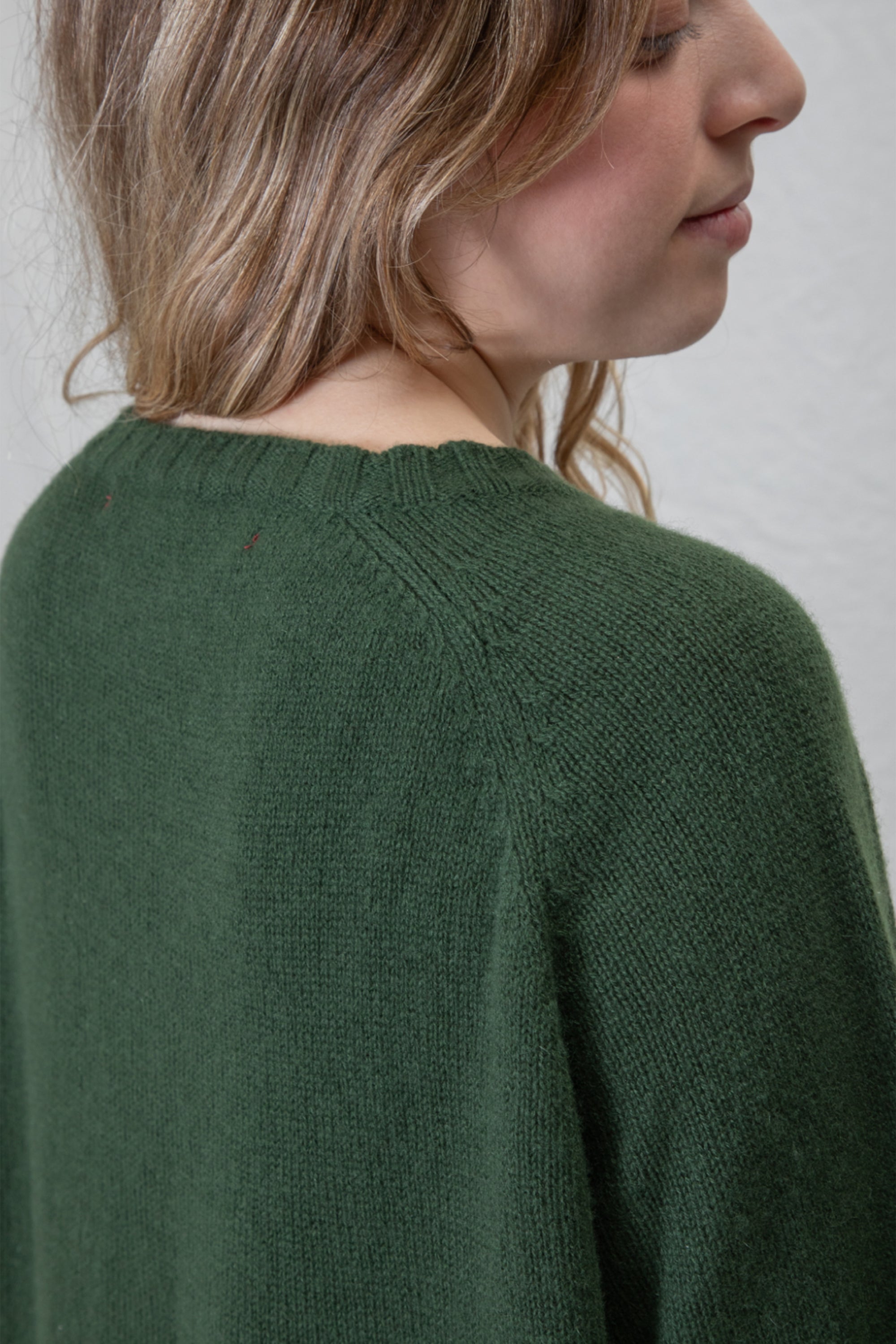sweater girocollo raglan ws cashmere forest