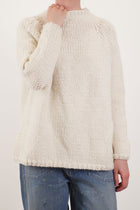hand knitted dolcevita wool milk