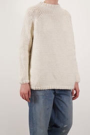 hand knitted dolcevita wool milk