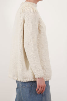 hand knitted dolcevita wool milk