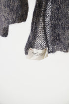 hk scarf plume chine mohair silk navy