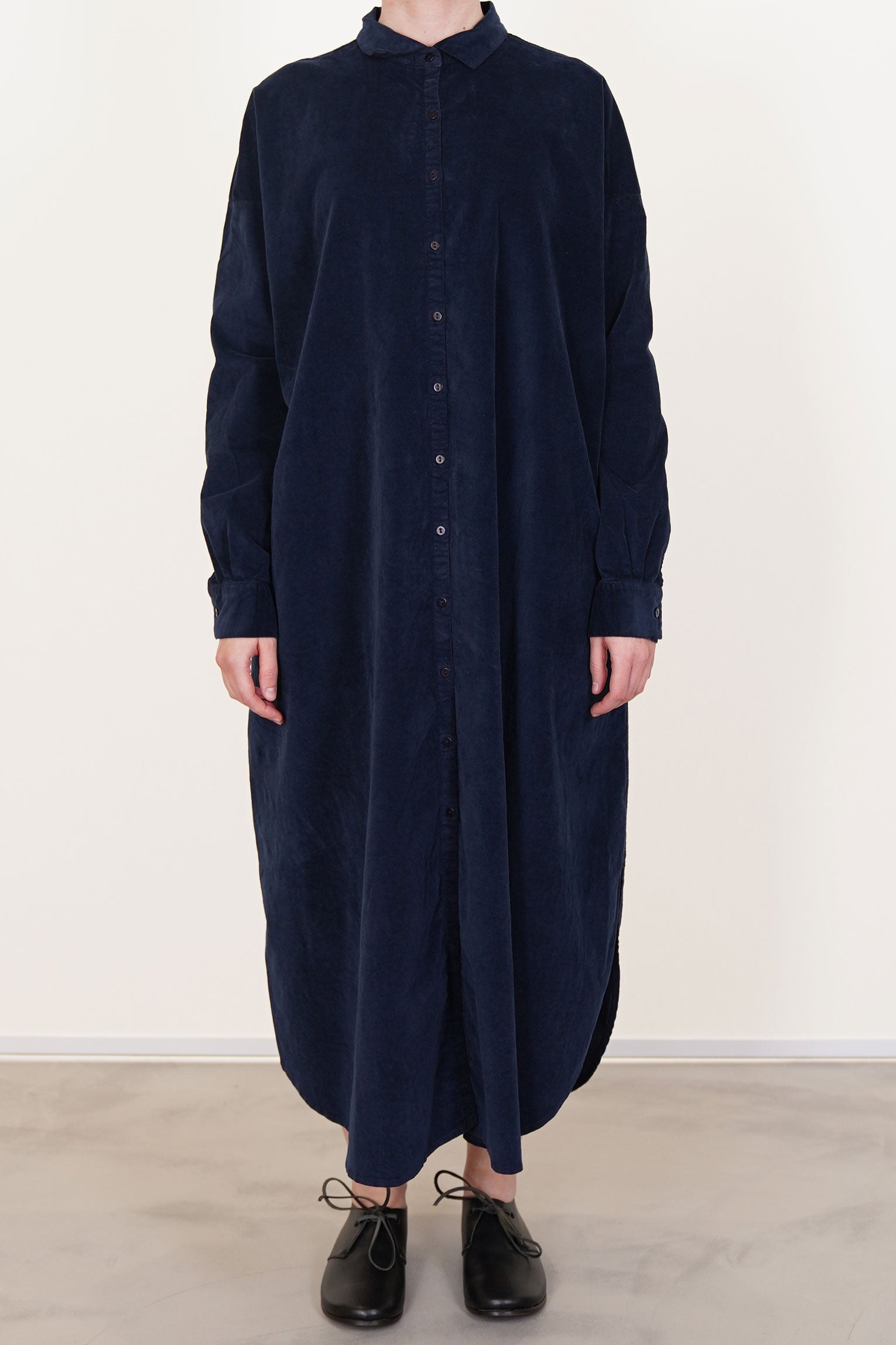 long shirt dress velvet ink