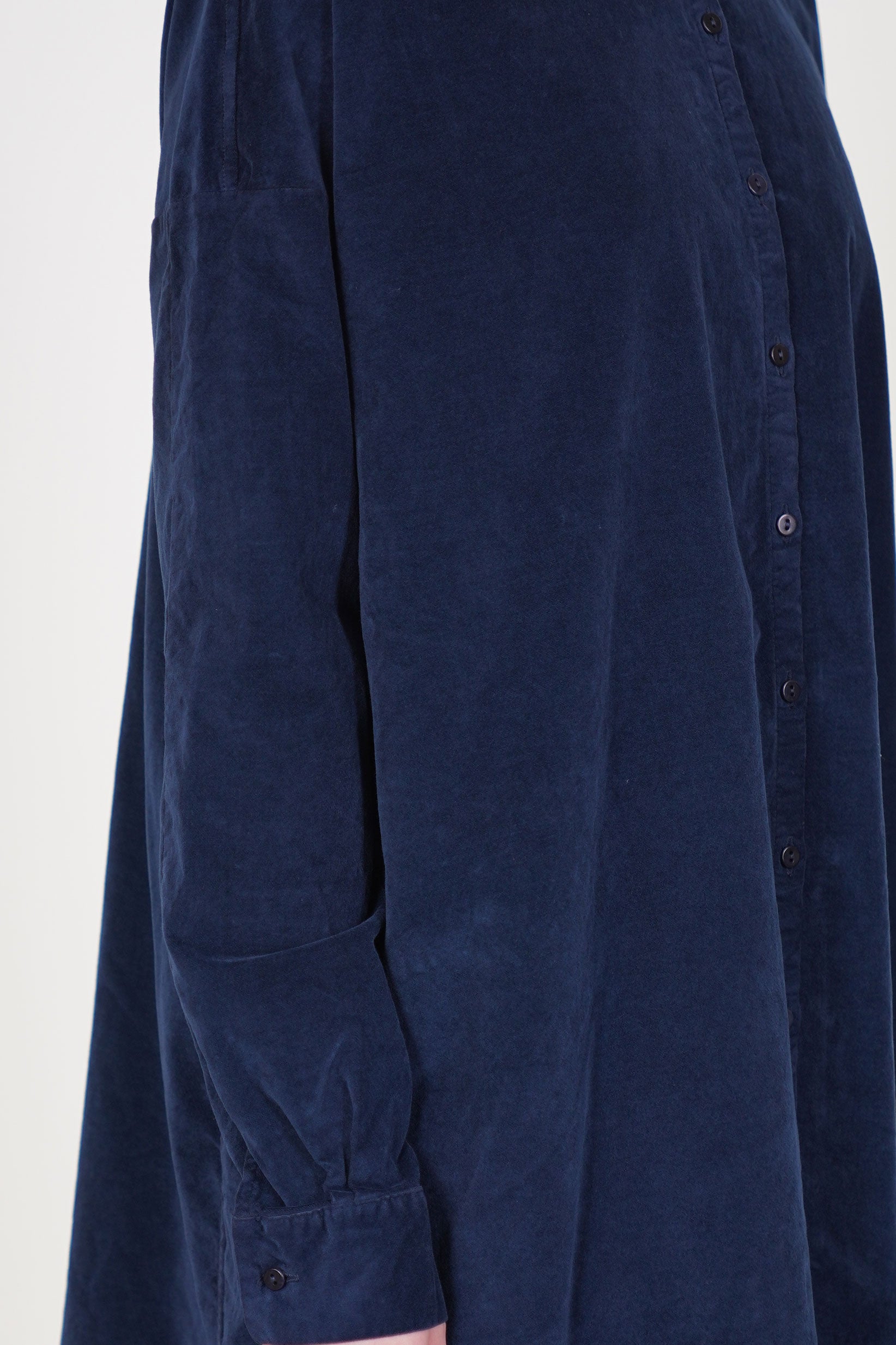 album di famiglia long shirt dress velvet ink | carrousel the store