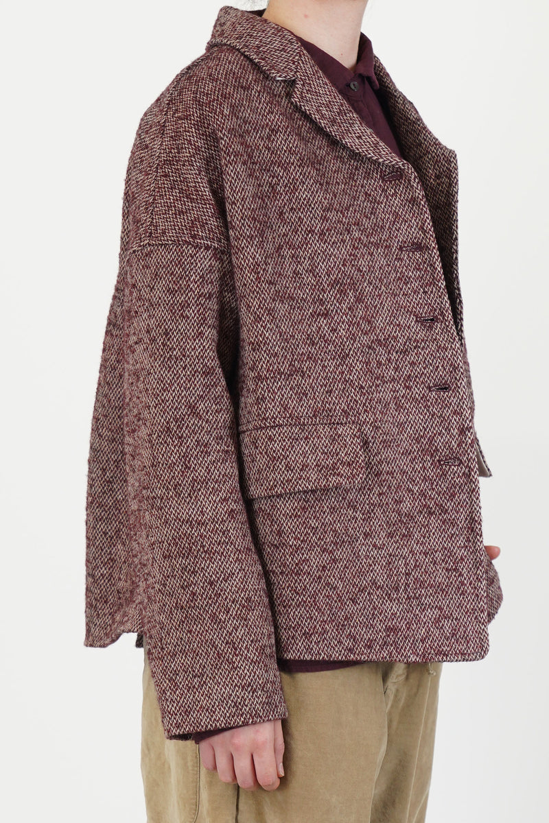 loose blazer pw wine