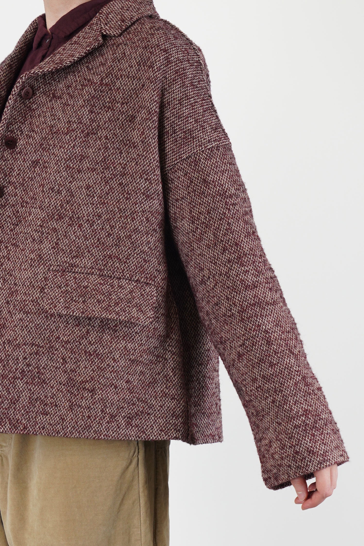 loose blazer pw wine
