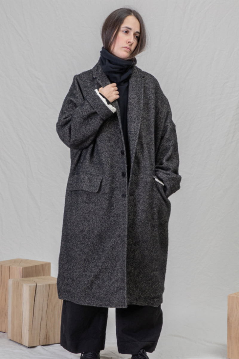loose coat wn black