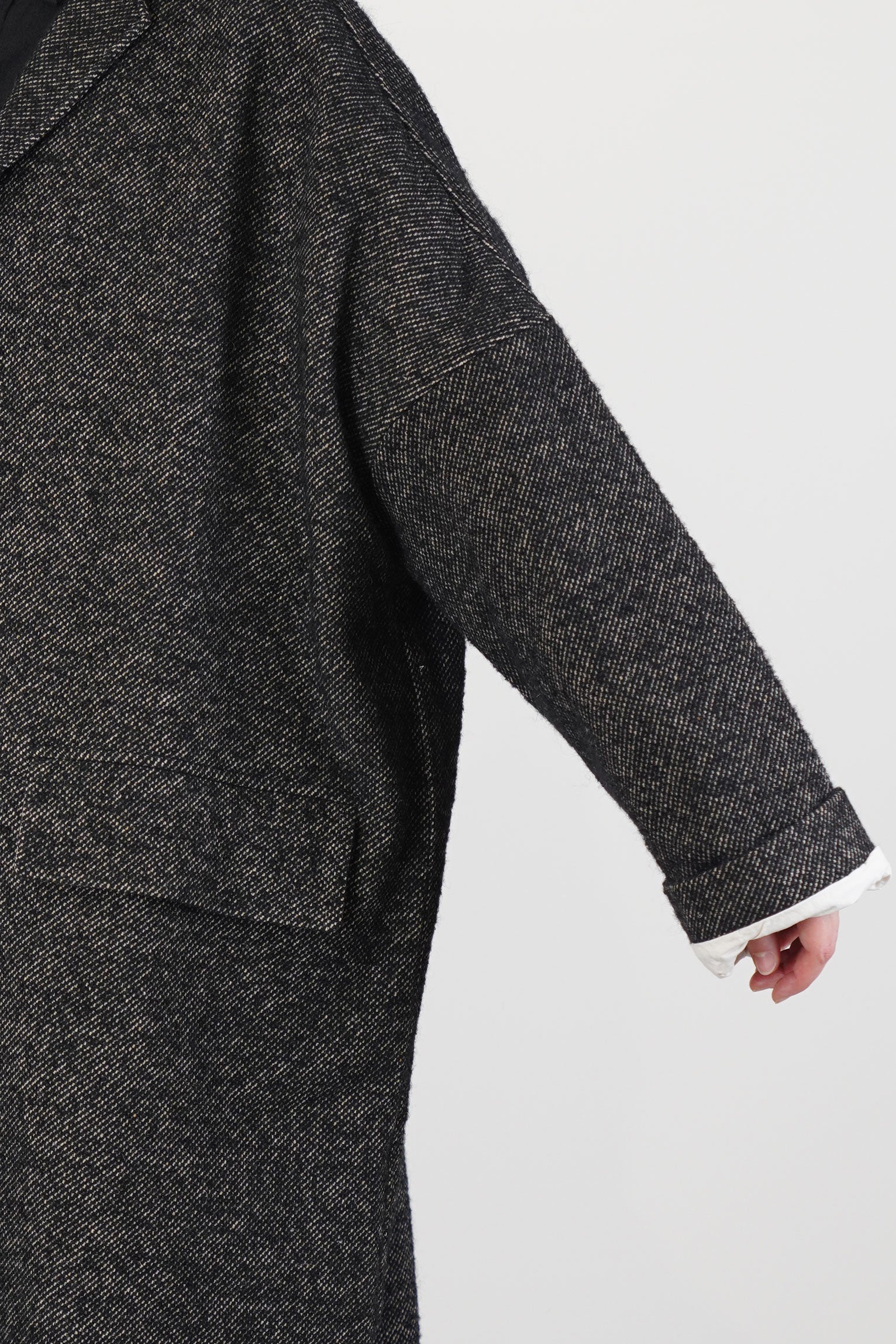 loose coat wn black