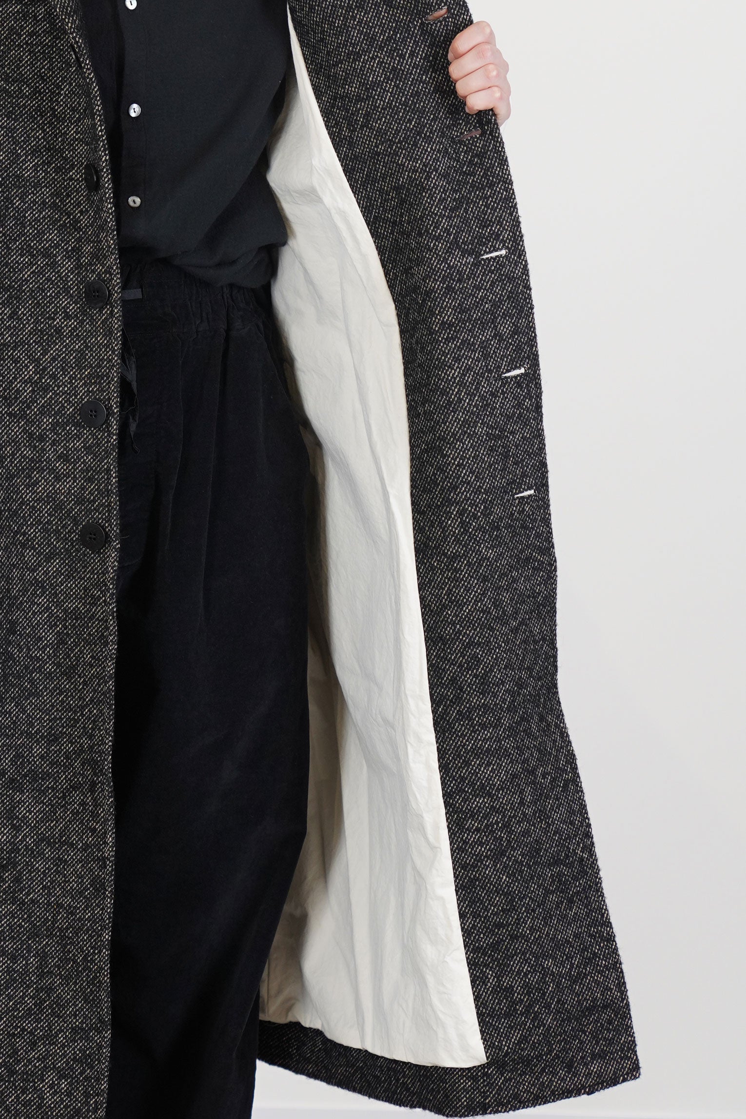loose coat wn black
