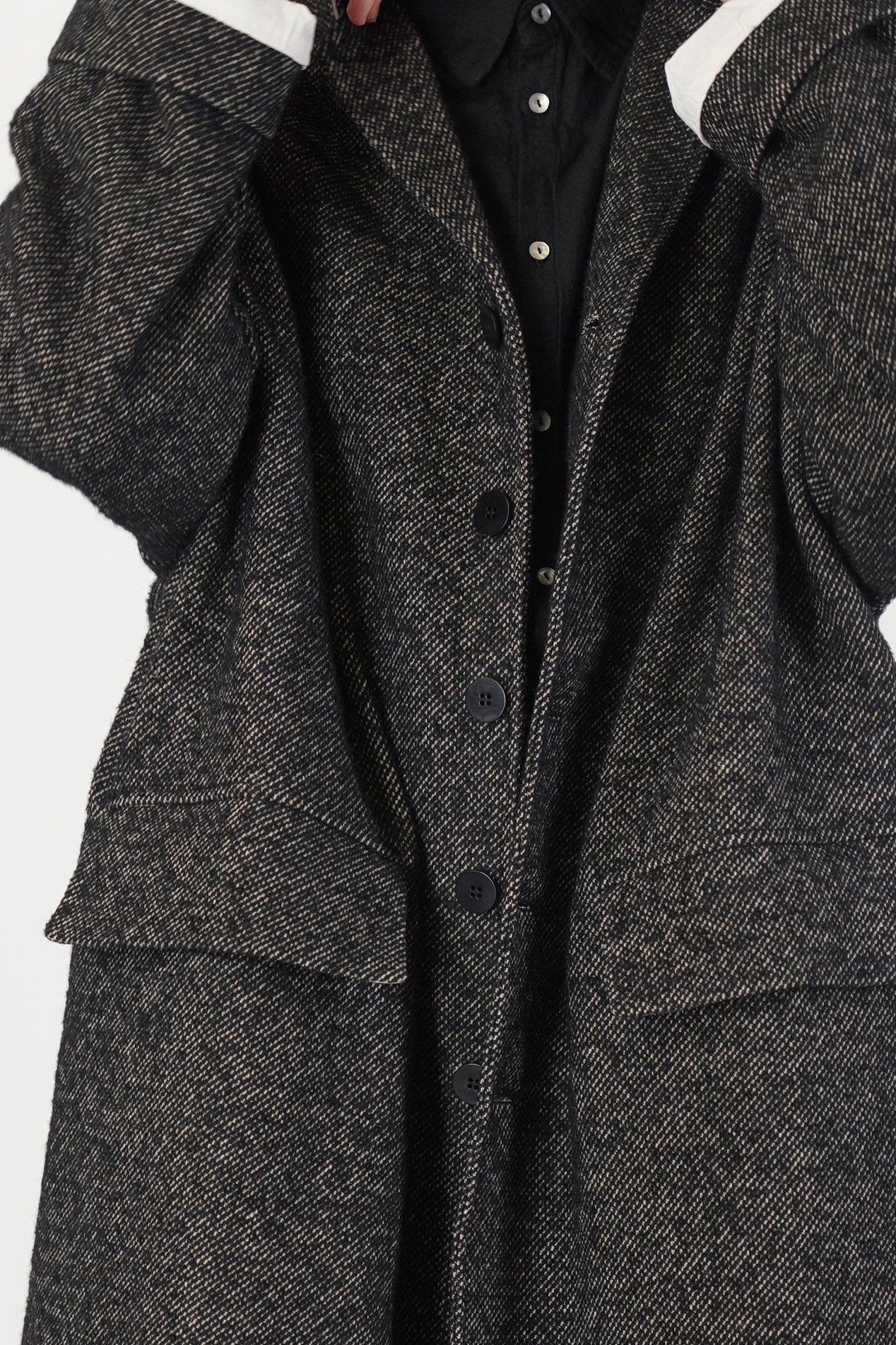 loose coat wn black